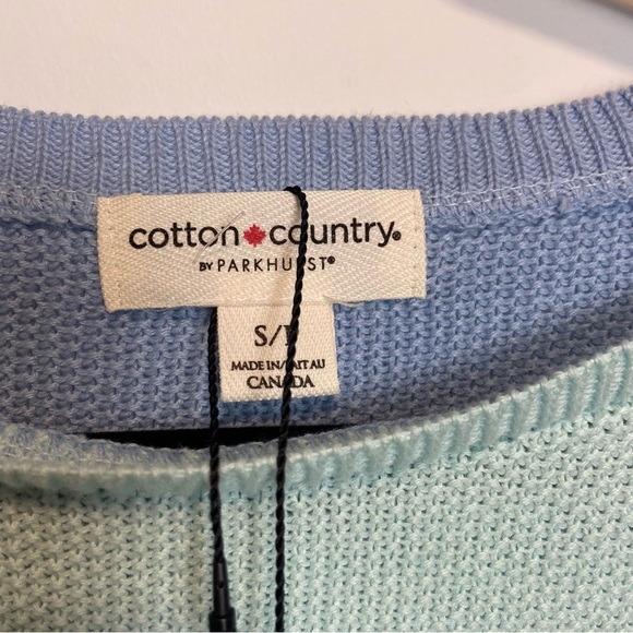 ☁️ NWT COTTON COUNTRY/ BLUE PULLOVER - Picture 6 of 8